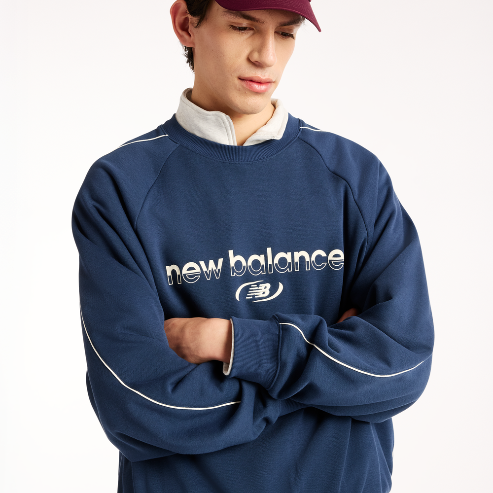 Férfi felső New Balance Trackside – sötétkék