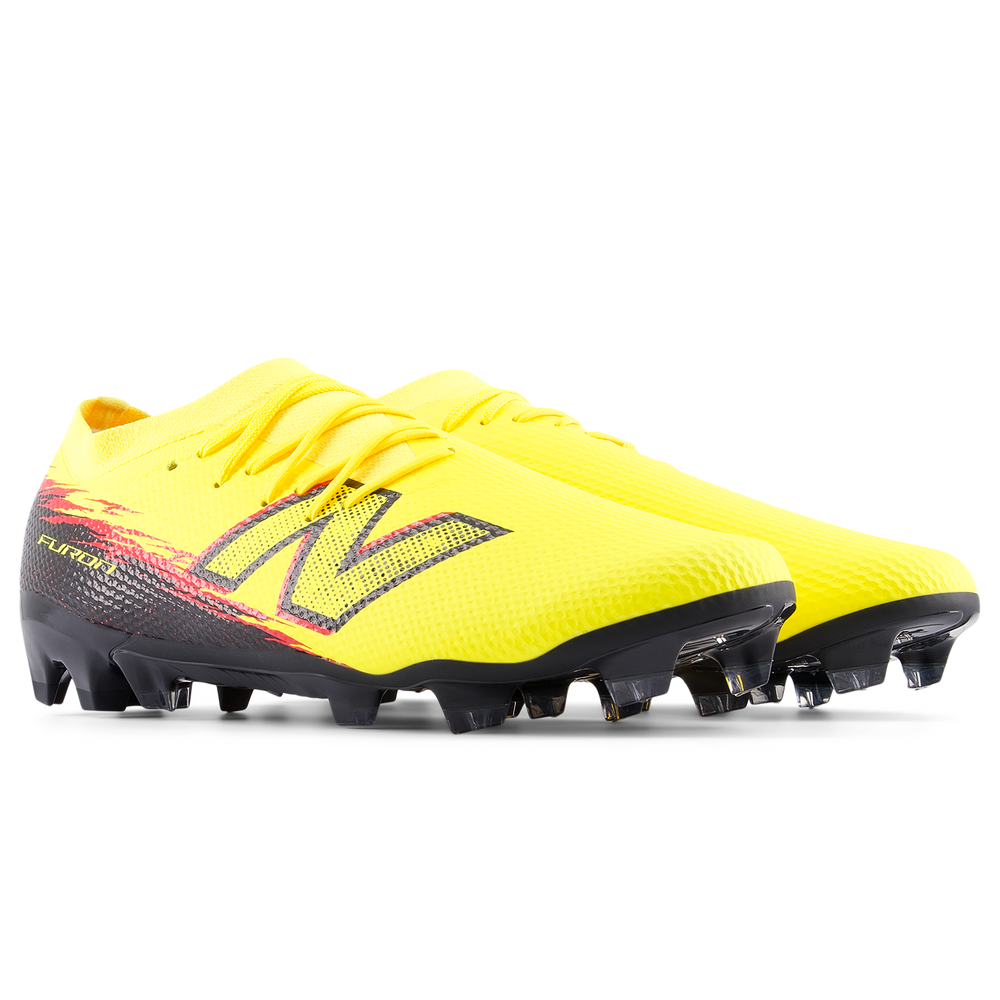 Férfi focicipő New Balance FURON TEAM FG V8 UF3F1WQ – sárga