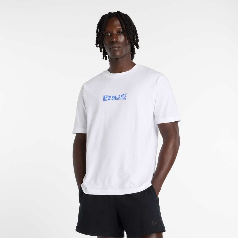 Férfi póló New Balance MT61B2STWT – fehér