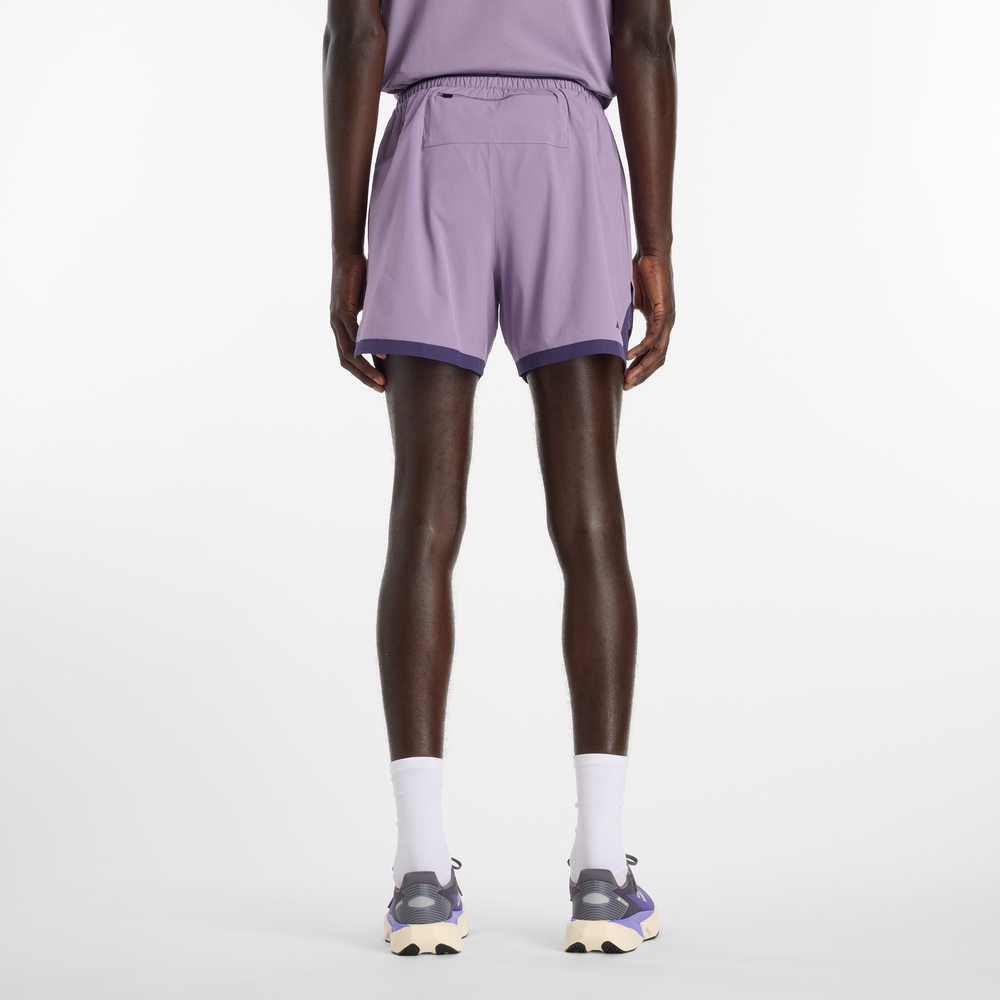 Férfi futónadrág New Balance MB6180TAAA5 – lila