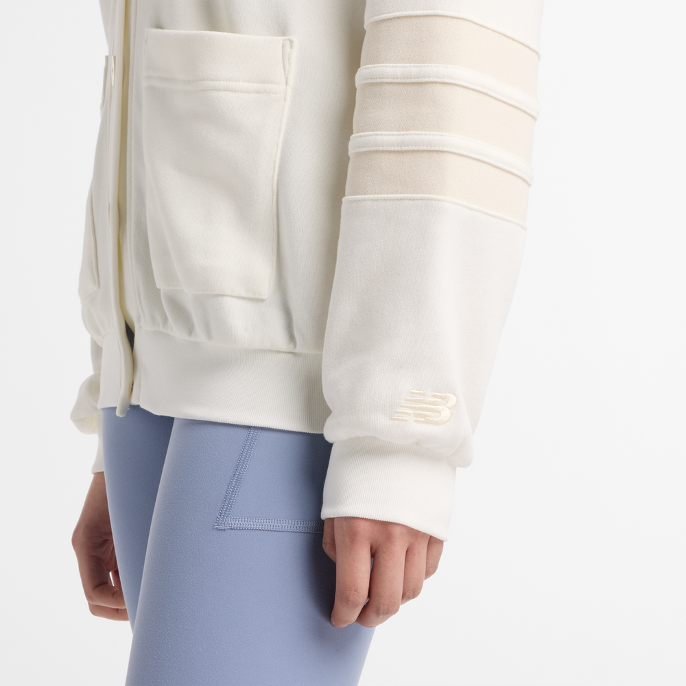 Női kardigán New Balance WT51515SST – bézs