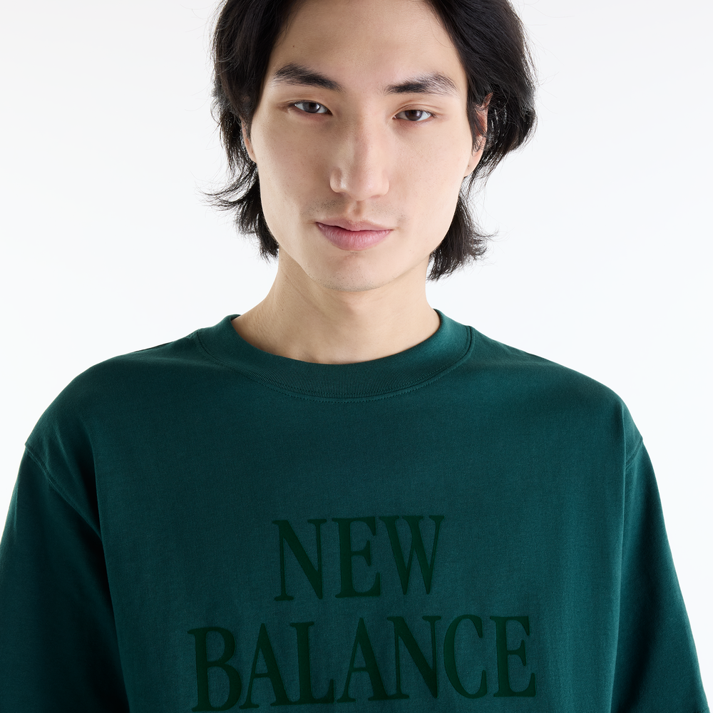 Férfi póló New Balance Athletics – zöld