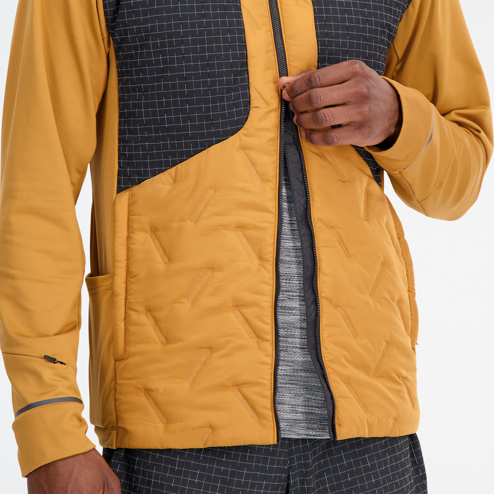 Férfi téli kabát New Balance MJ33256TOB – sárga