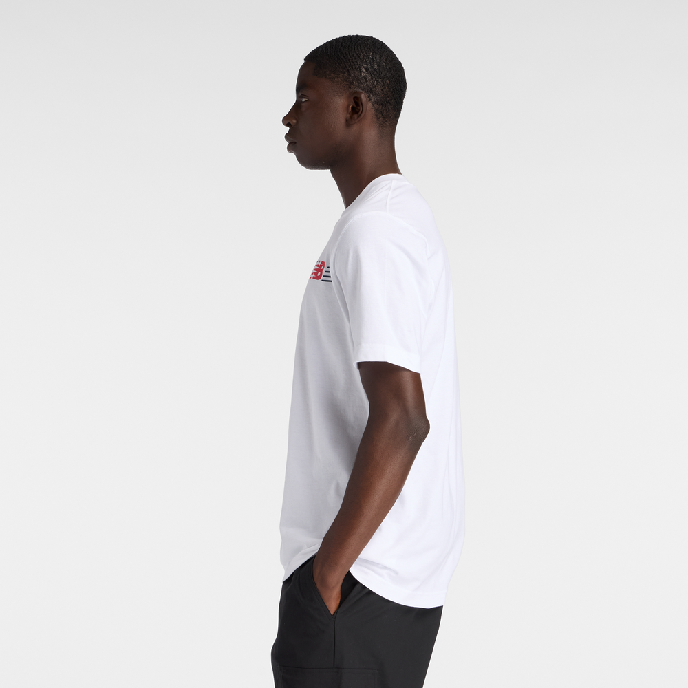 Férfi póló New Balance MT6179UMWT – fehér