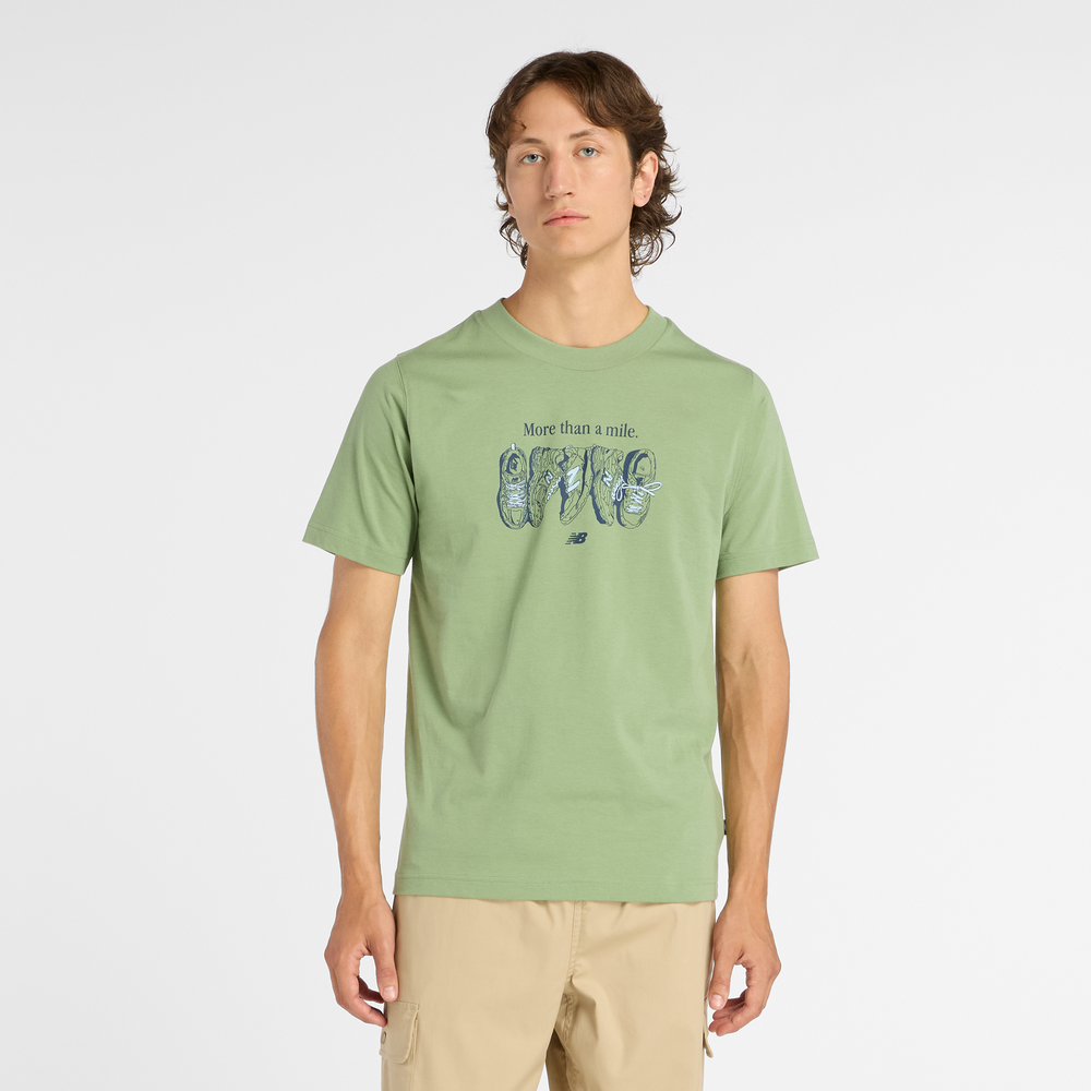 Férfi póló New Balance MT61778SAAR – zöld