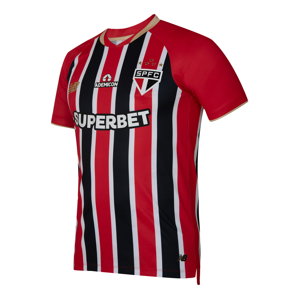 Férfi póló New Balance Sao Paulo FC MT831835AWY – piros