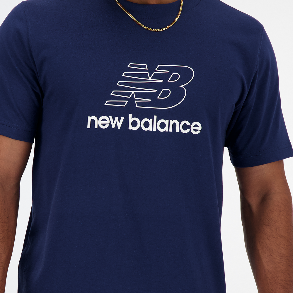 Férfi póló New Balance MT41906NNY – sötétkék