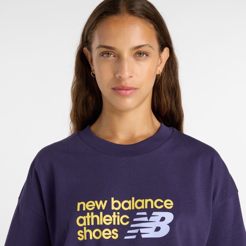 Női póló New Balance WT51908BOY – lila