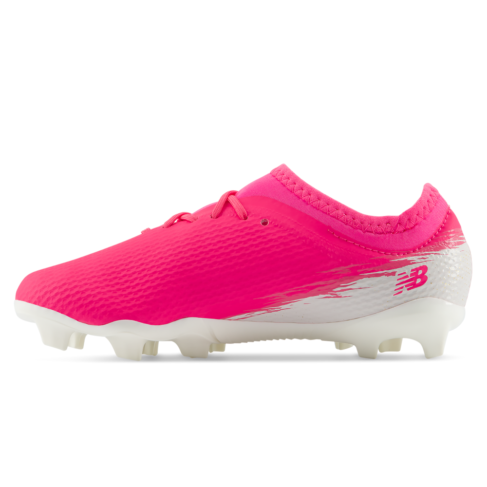 Gyermek focicipő New Balance FURON TEAM JNR FG V8 YF3F6WF – rózsaszín