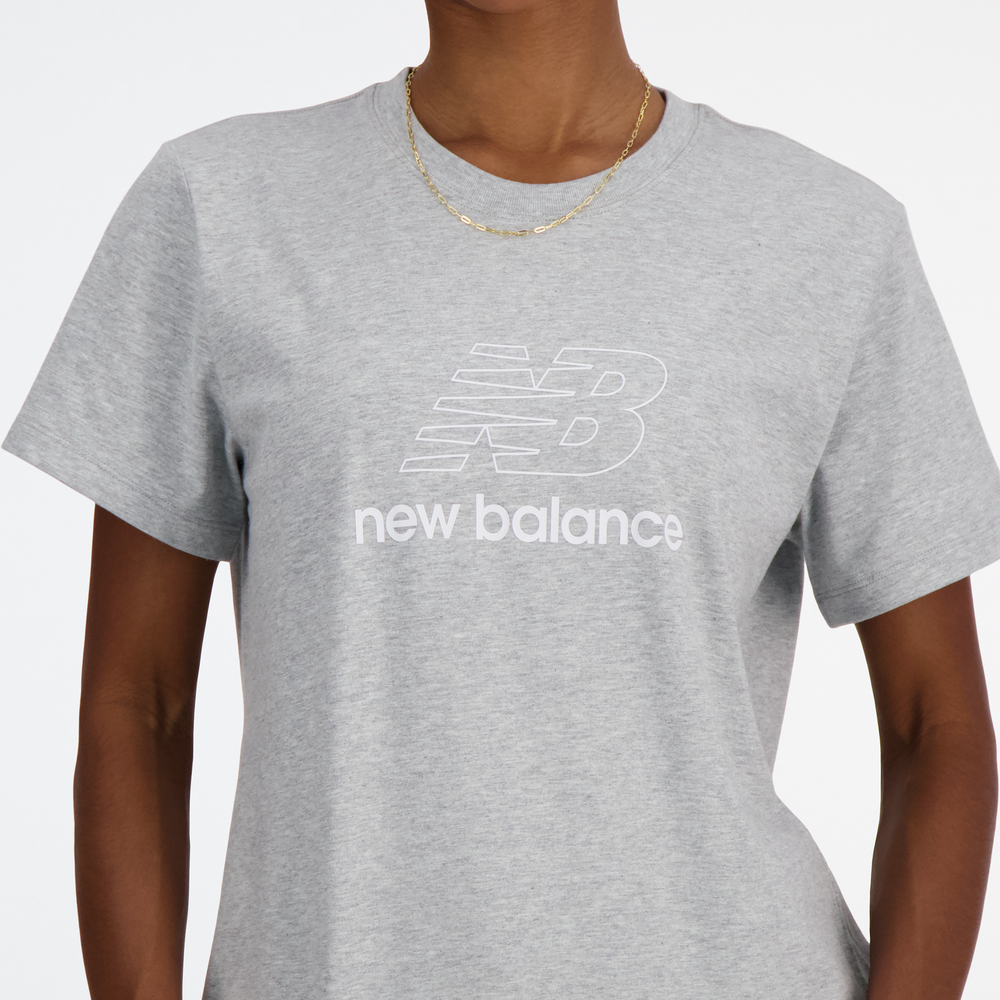 Női póló New Balance WT41816AG – szürke