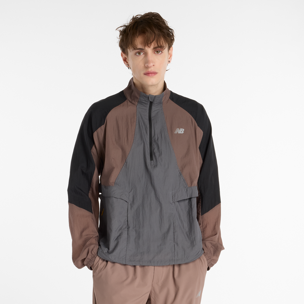 Férfi kabát New Balance MO53206EAS – barna