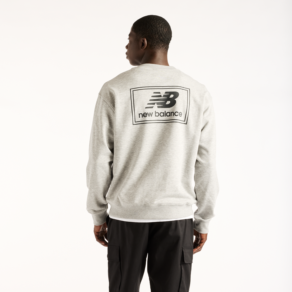 Férfi felső New Balance Woven Label – szürke
