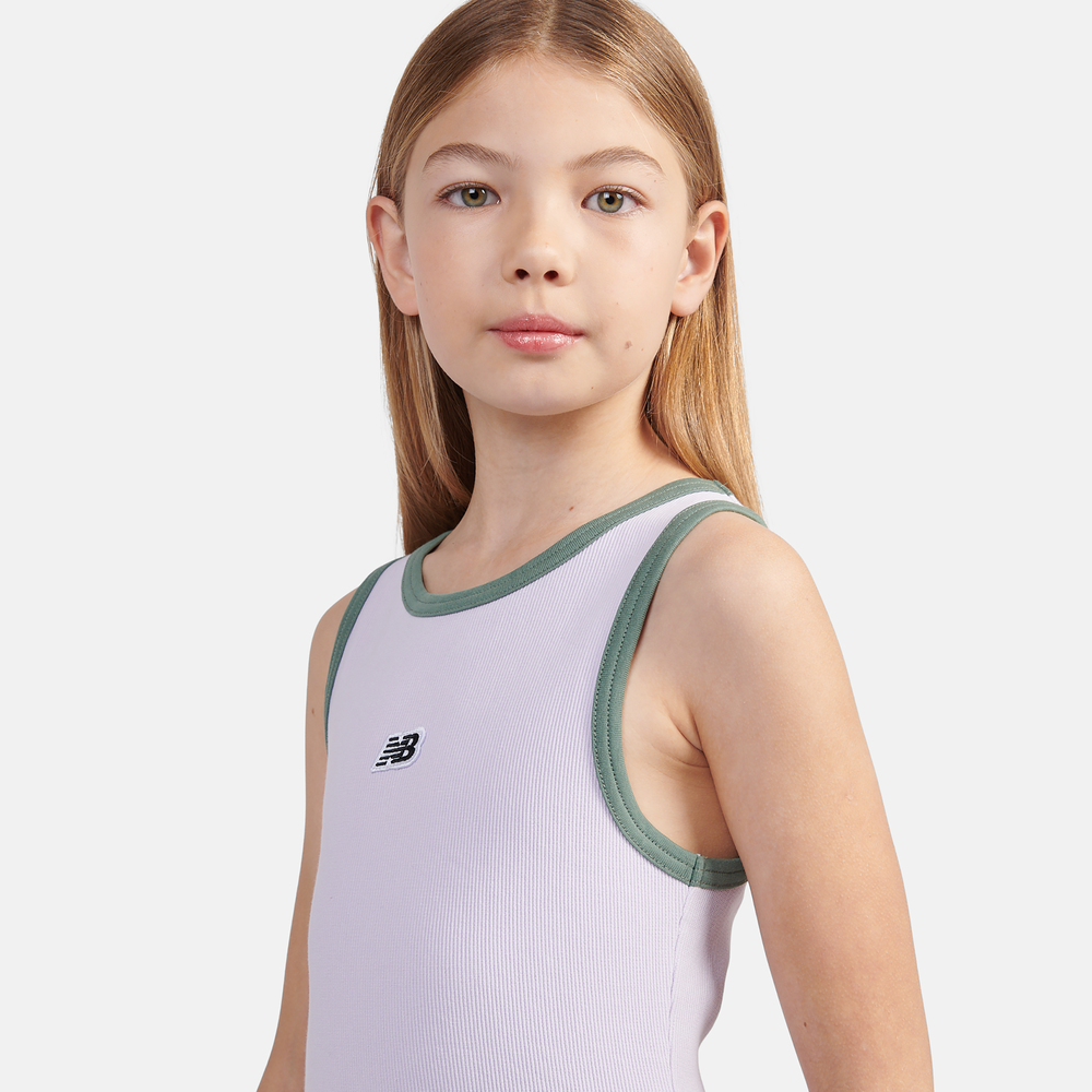 Gyerek póló New Balance LAKG0139RIG – rózsaszín