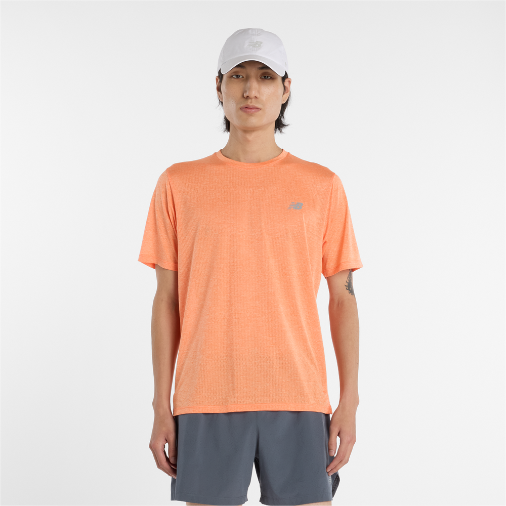 Férfi futópóló New Balance MT41253AAE – narancssárga