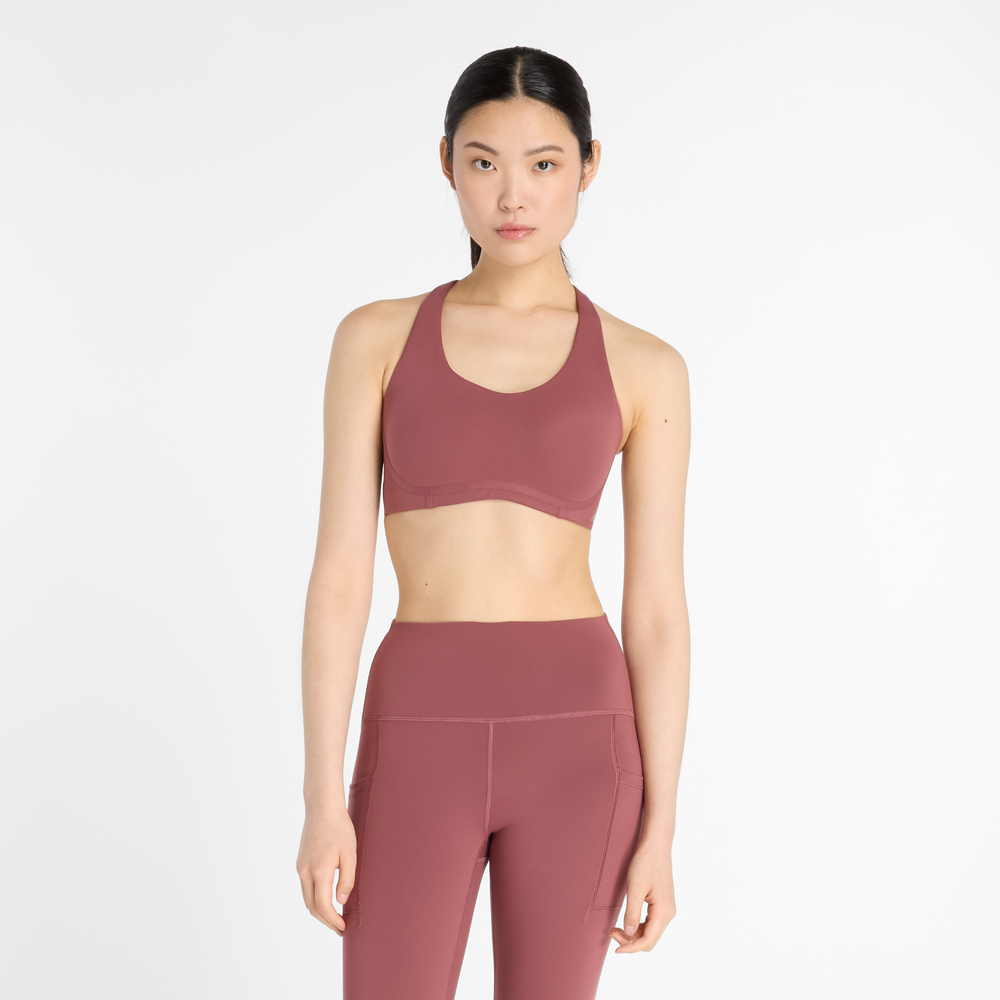 Sport melltartó New Balance WB51052WAD – rózsaszín