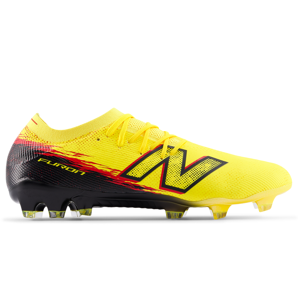 Férfi focicipő New Balance FURON ELITE FG V8 UF1F7IB – sárga