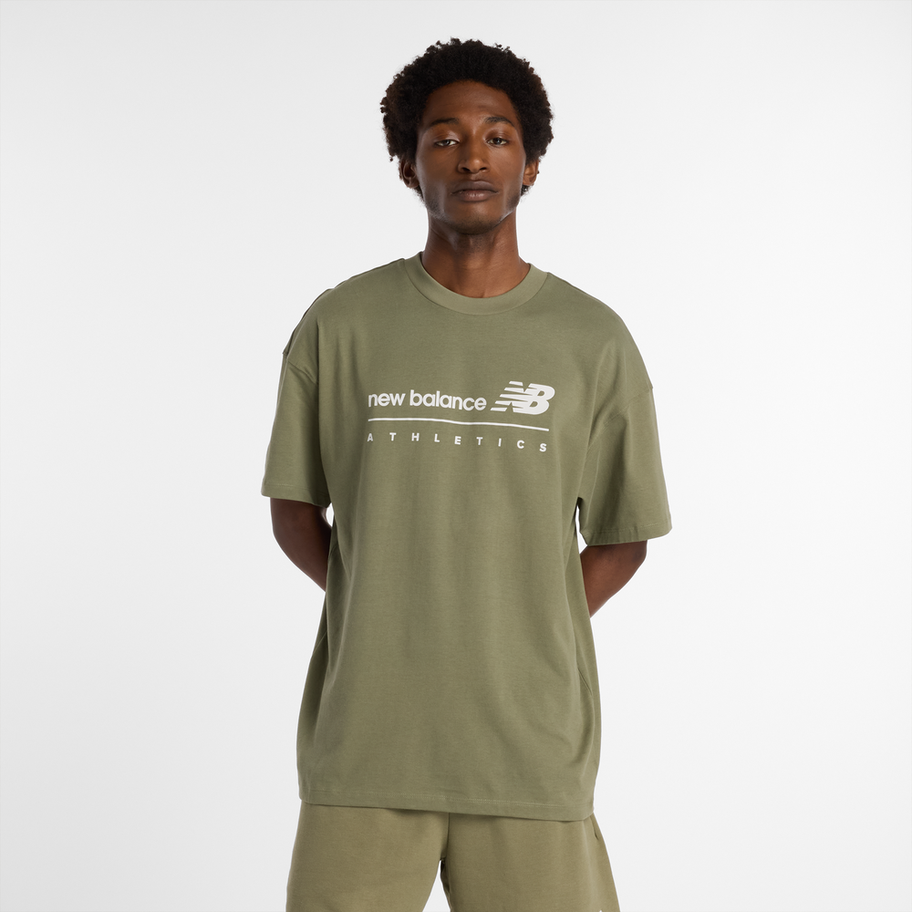 Férfi póló New Balance MT53525DEK – zöld