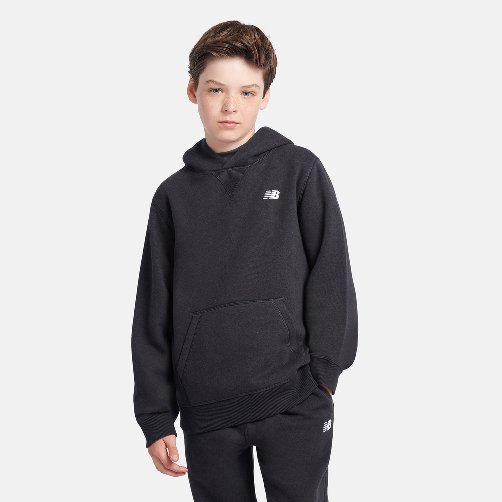 Gyerek pulóver New Balance LAKB0003BK – fekete