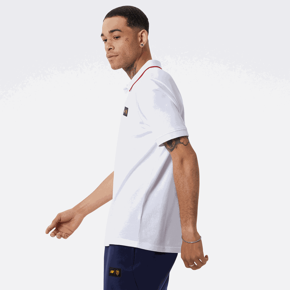 Póló New Balance MT231234WT – fehér