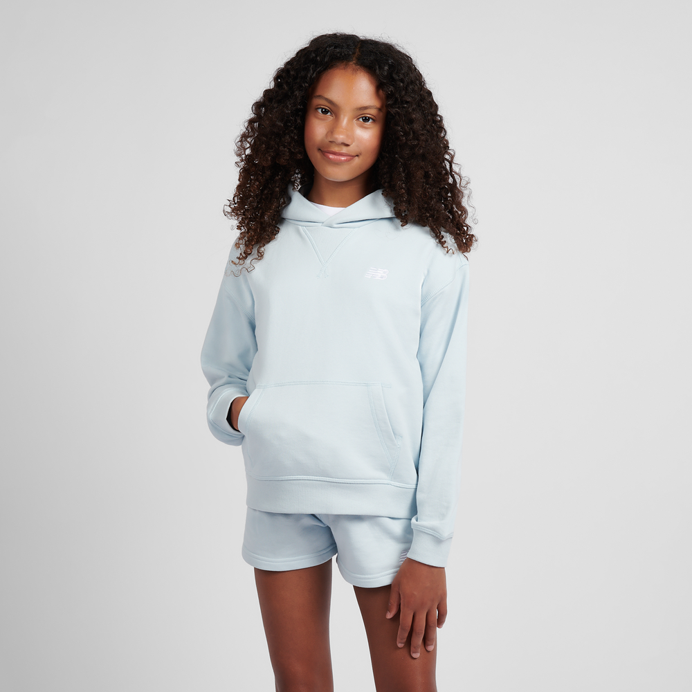 Gyerek pulóver New Balance LAKG0056FRL – kék