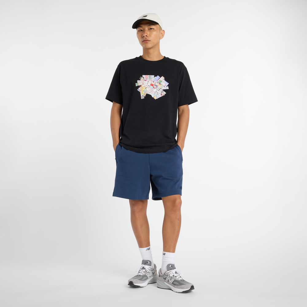 Férfi póló New Balance MT53905BK – fekete