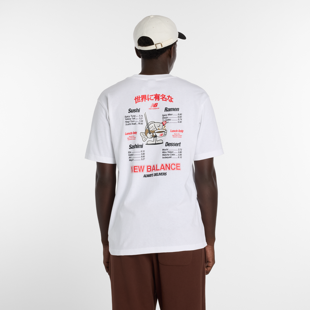 Férfi póló New Balance MT61H51DWT – fehér