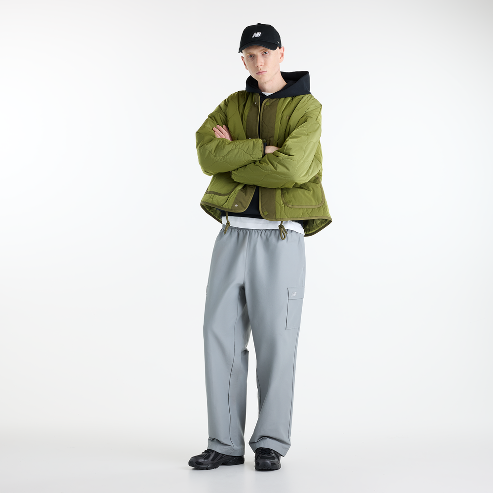 Férfi kabát New Balance Quilted Bomber – zöld