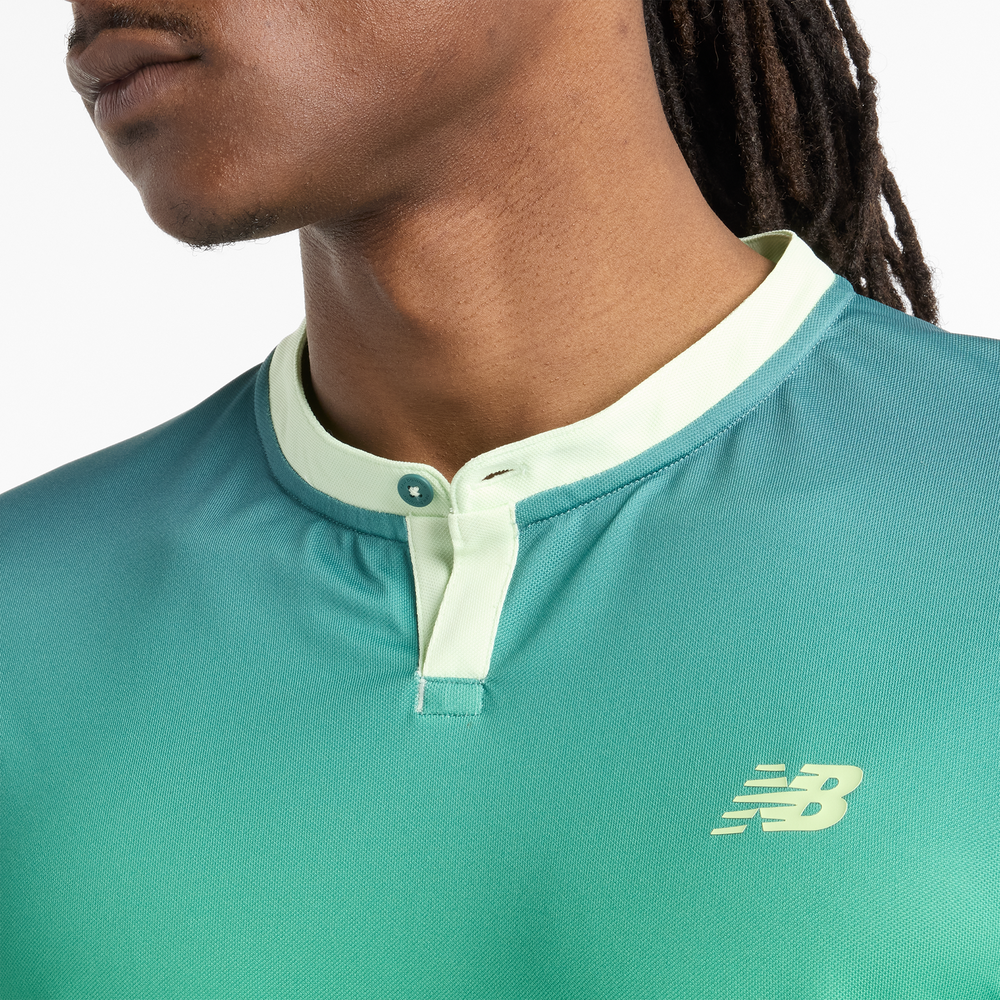 Férfi futópóló New Balance MT41406MEW – zöld
