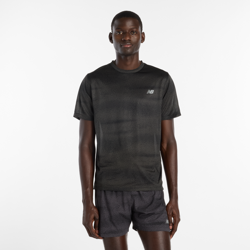 Férfi futópóló New Balance MT61G4S7BGR – fekete