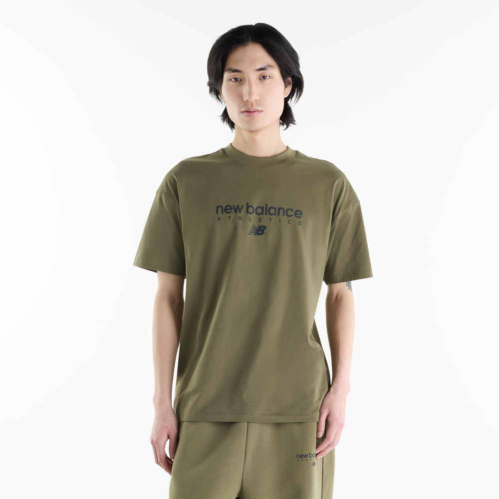 Férfi póló New Balance MT62J91SAAO – zöld