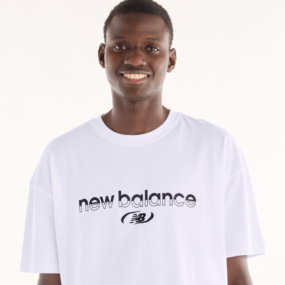 Férfi póló New Balance Trackside – fehér