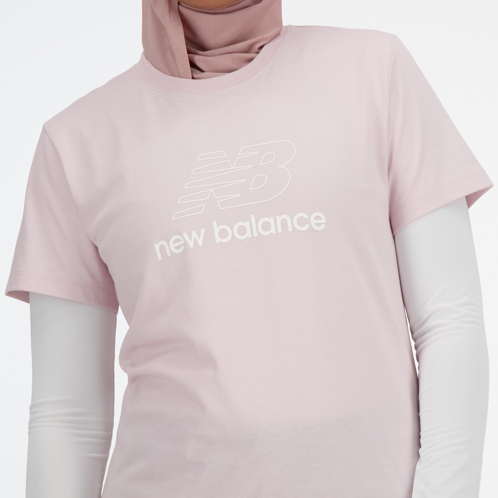 Női póló New Balance WT41816SOI – rózsaszín