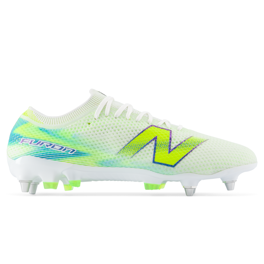 Férfi focicipő New Balance FURON ELITE SG V9 UF1S68P – fehér