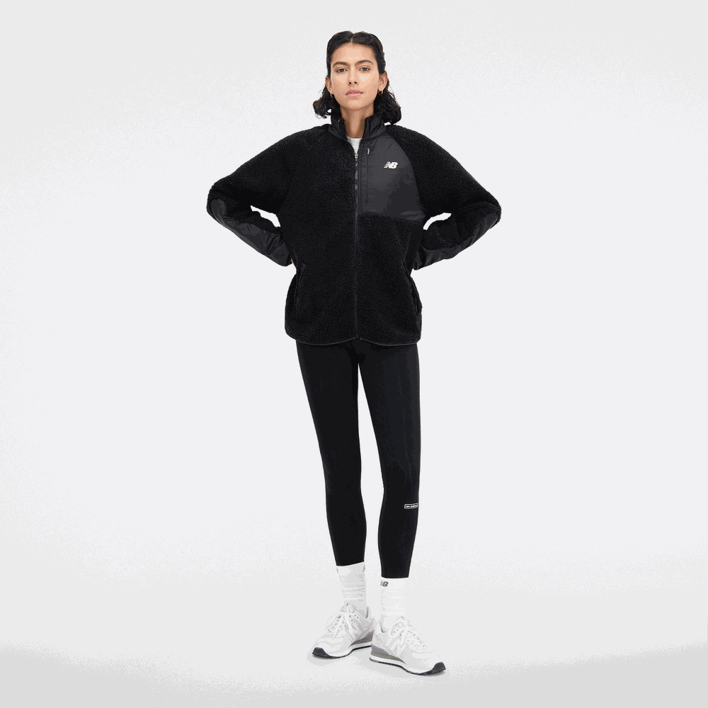 Női felső New Balance WJ33285BK – fekete