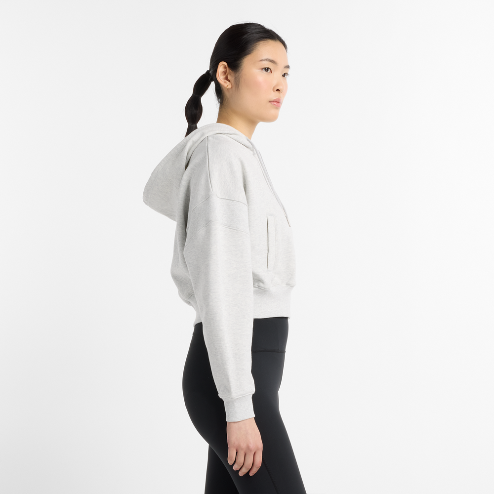 Női felső New Balance WJ51506AHH – szürke