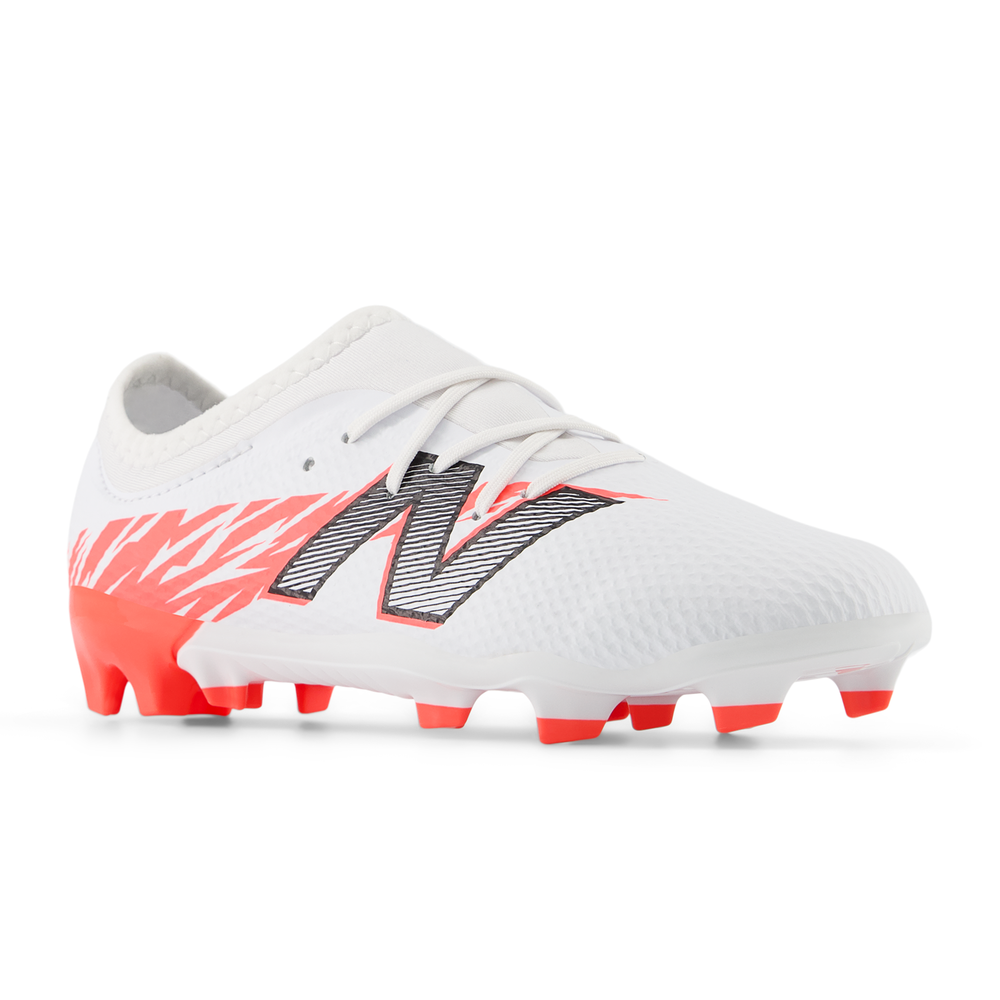 Gyermek focicipő New Balance FURON TEAM JNR FG V8 SJF3FIB8 – fehér