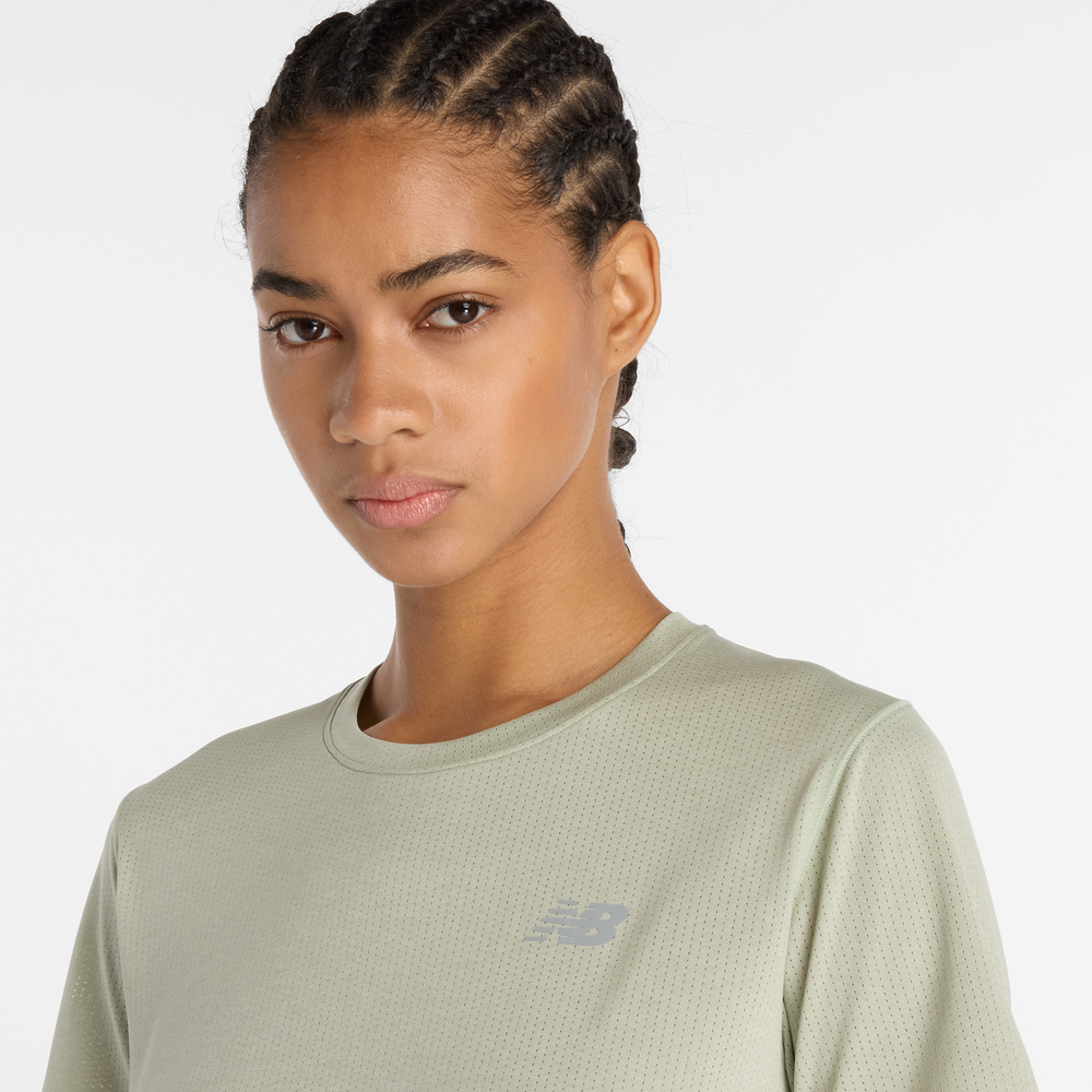 Női póló New Balance WT41253GSH – zöld