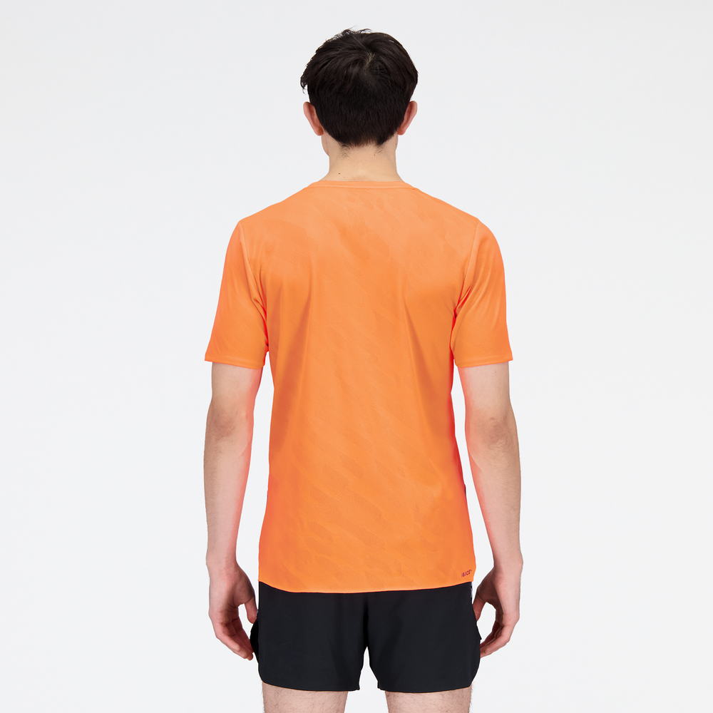 Férfi futópóló New Balance MT23281NDF – narancssárga