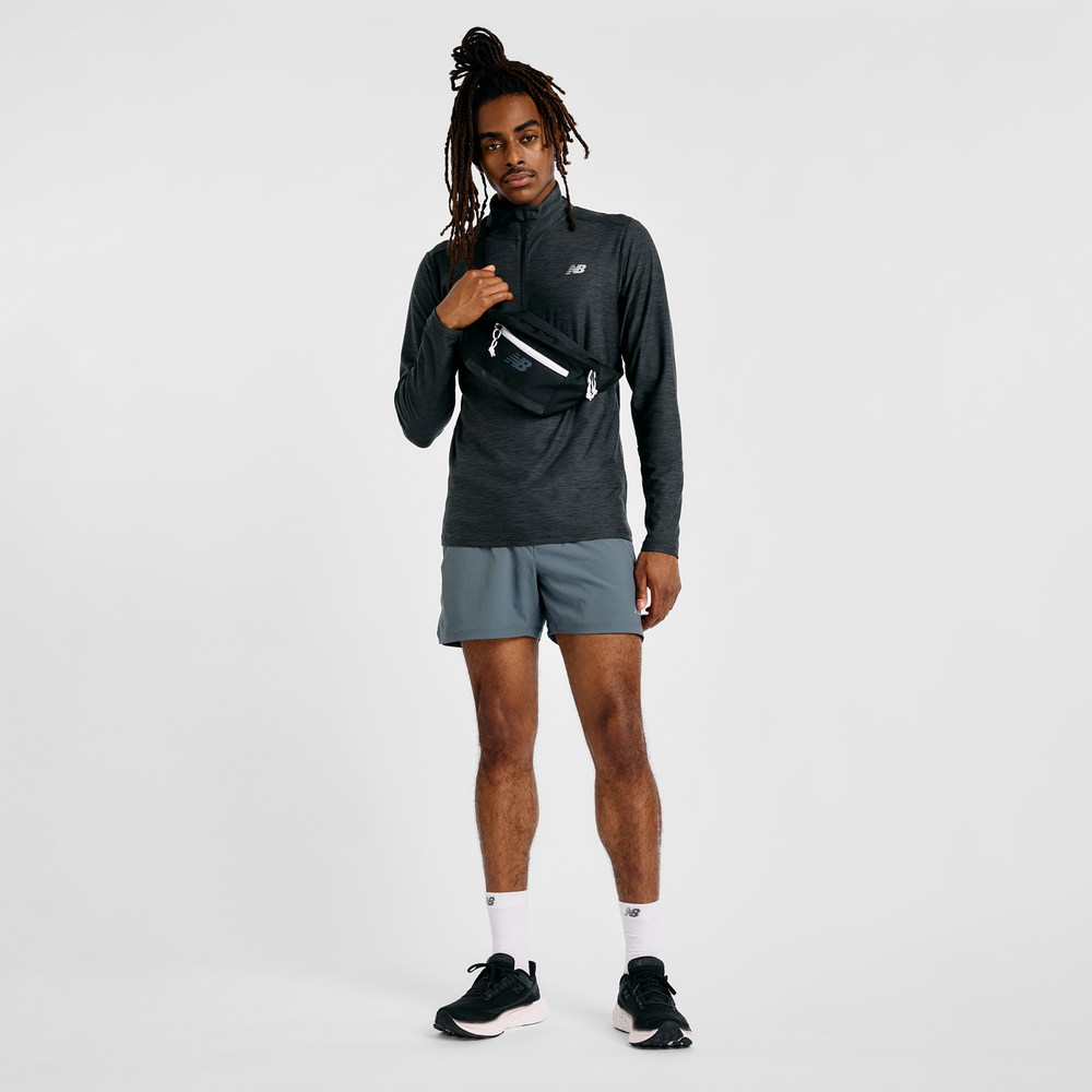 Férfi felső New Balance MT41915BKH – szürke
