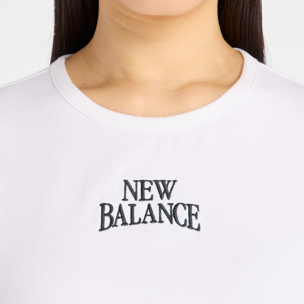 Női póló New Balance WT61Y33QWT – fehér