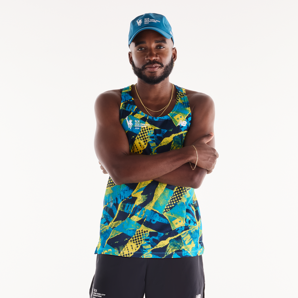 Férfi futópóló New Balance MT62F426MLT – többszínű