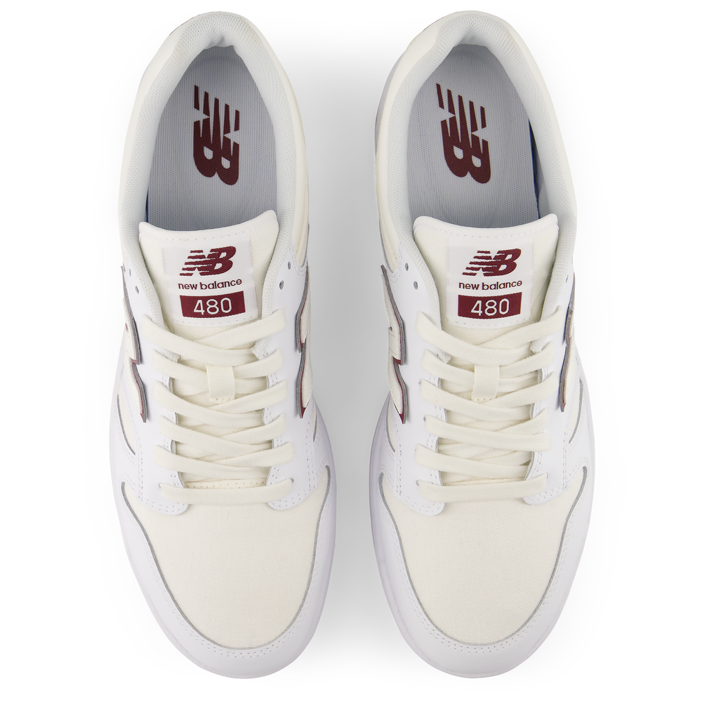 Unisex cipő New Balance U480P1BB – fehér