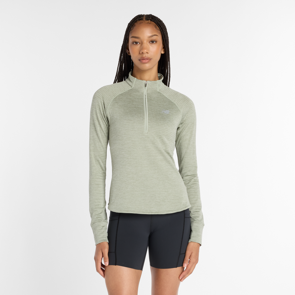 Női felső New Balance WT43200GSH – zöld