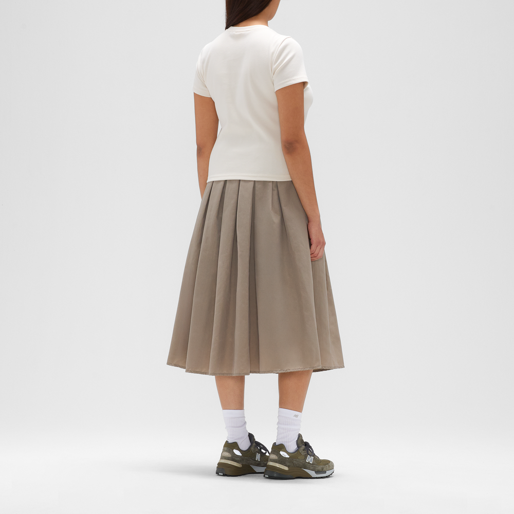 Női póló New Balance MADE in USA WT53561LIN – bézs