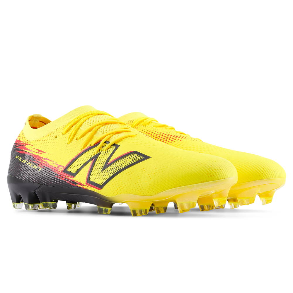 Férfi focicipő New Balance FURON ELITE FG V8 UF1F7IB – sárga