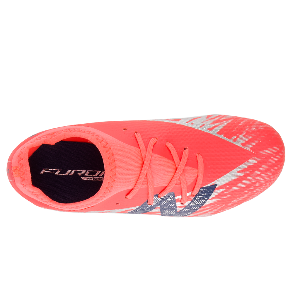 Gyermek focicipő New Balance FURON TEAM JNR FG V8 SJF3FMP8 – piros