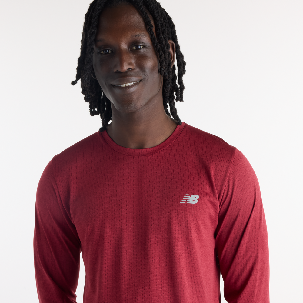 Férfi futópóló New Balance RC Essential – piros