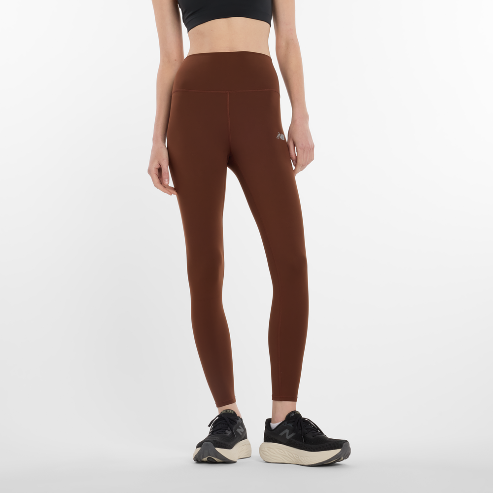 Női leggings New Balance WP51112ROK – barna