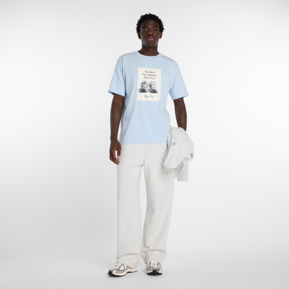 Férfi póló New Balance MT61B0WFAA1 – kék