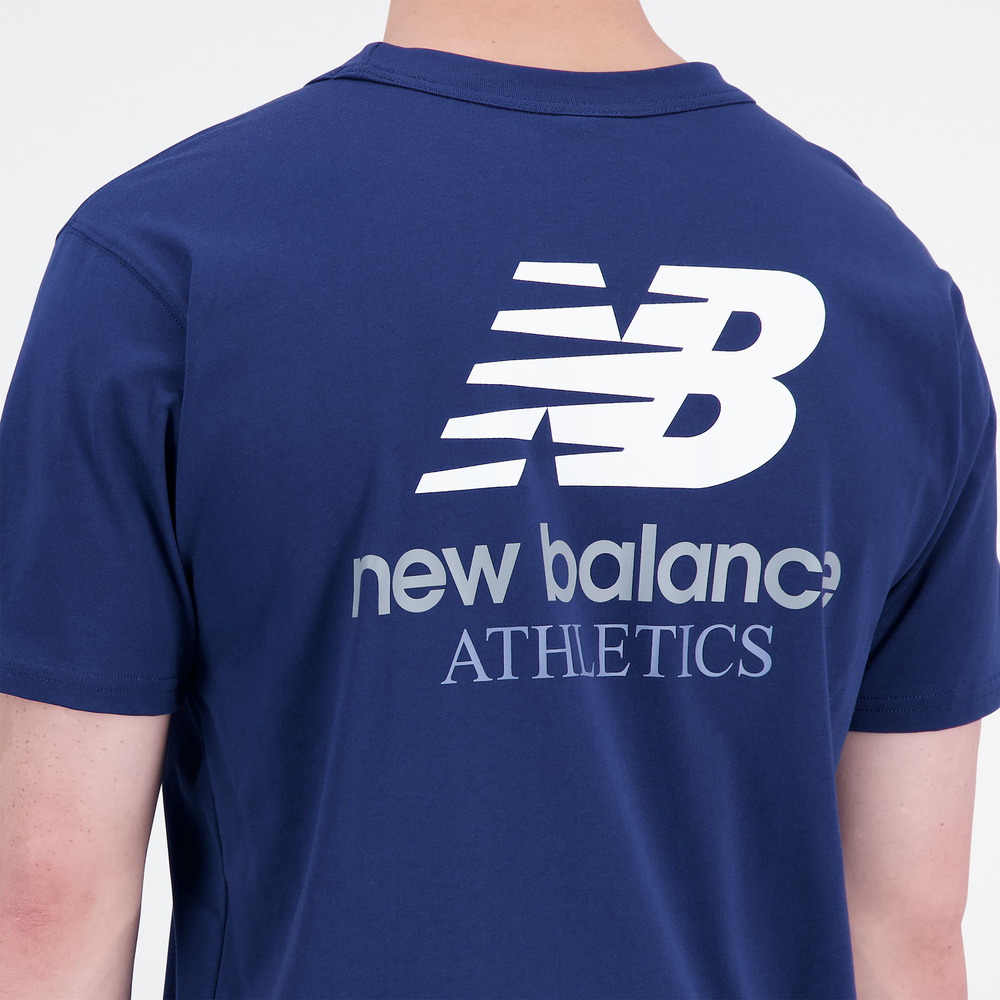 Férfi póló New Balance MT31504NNY – sötétkék